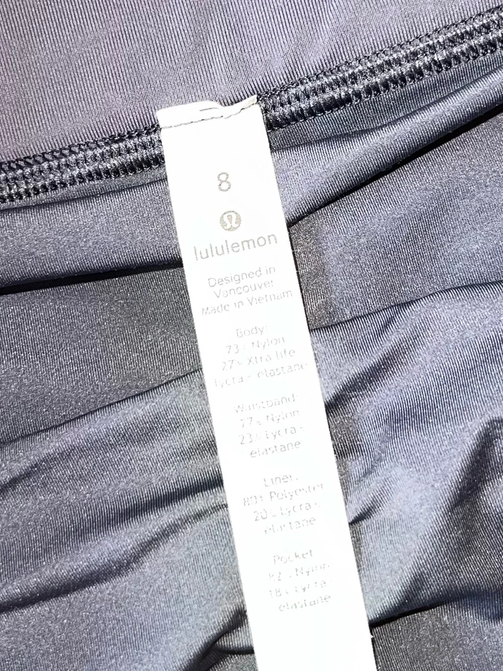 Like new Lululemon Women’s mid rise-Waist Purple Active Shorts